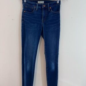 Madewell Blue Skinny Jeans Classic Fit